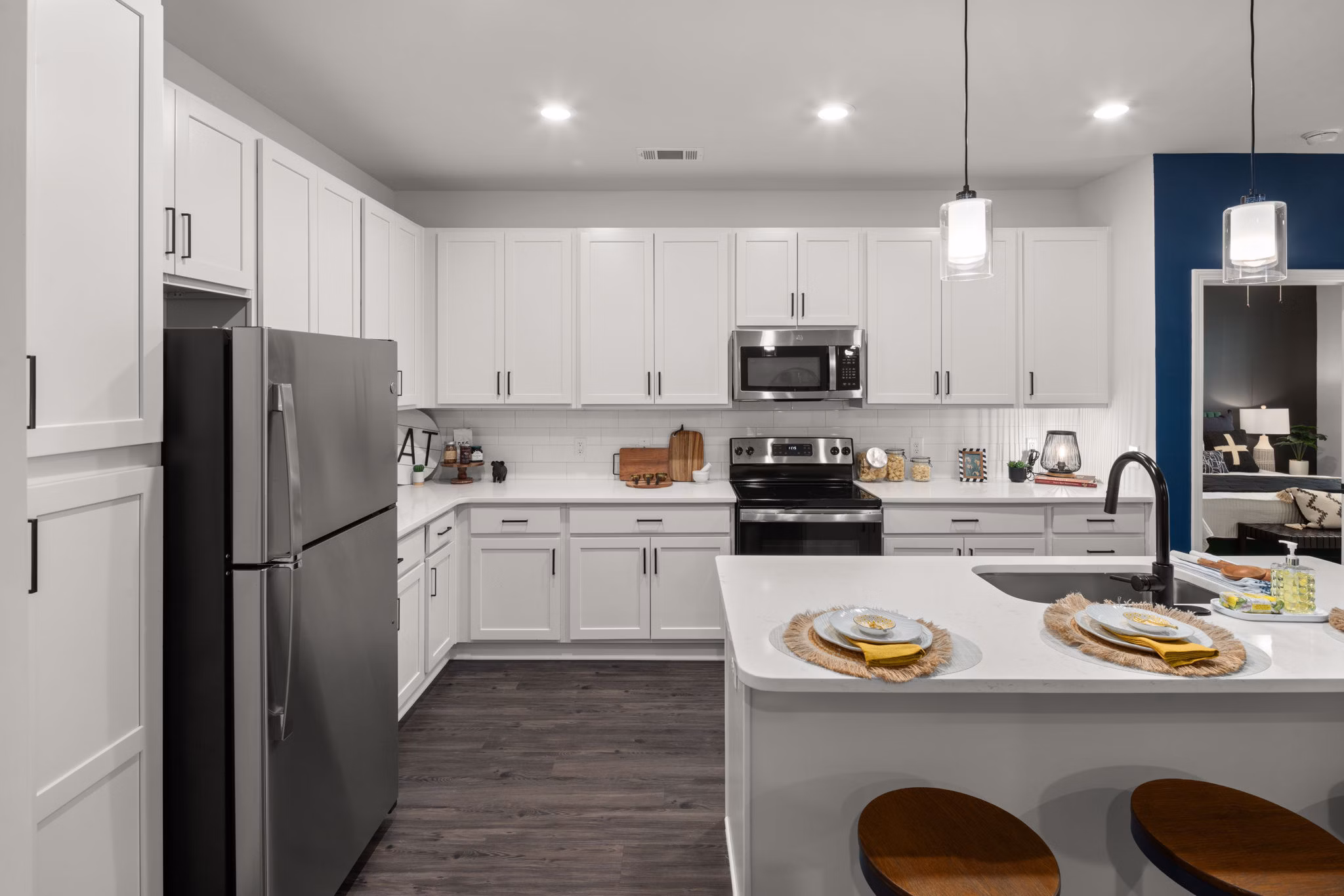 kitchen at Giddy Hall Apartments