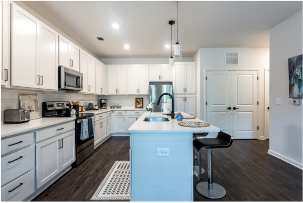 kitchen at Giddy Hall Apartments