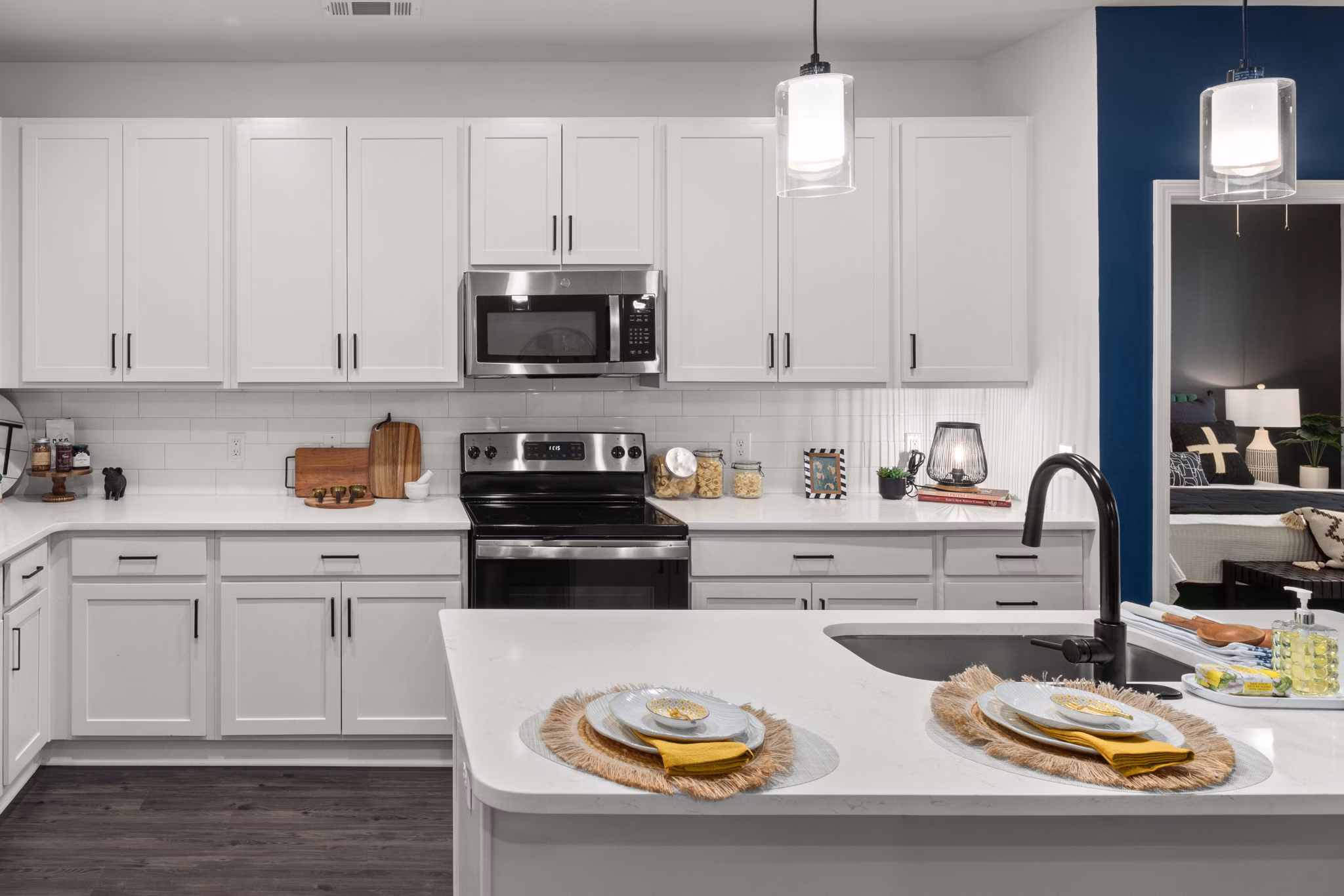 kitchen at Giddy Hall Apartments