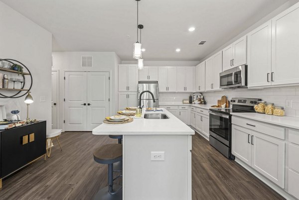 kitchen at Giddy Hall Apartments