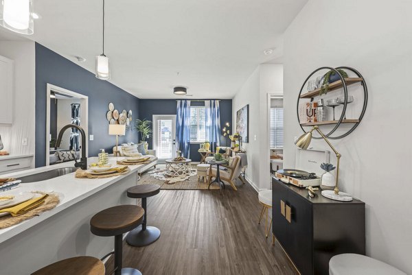 living room at Giddy Hall Apartments