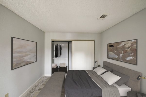 bedroom at Sundance Apartments