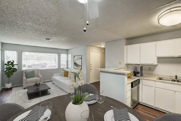 kitchen at Sundance Apartments