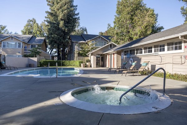 Resort-style pool at Sundance Apartments offering relaxing amenities and luxury living
