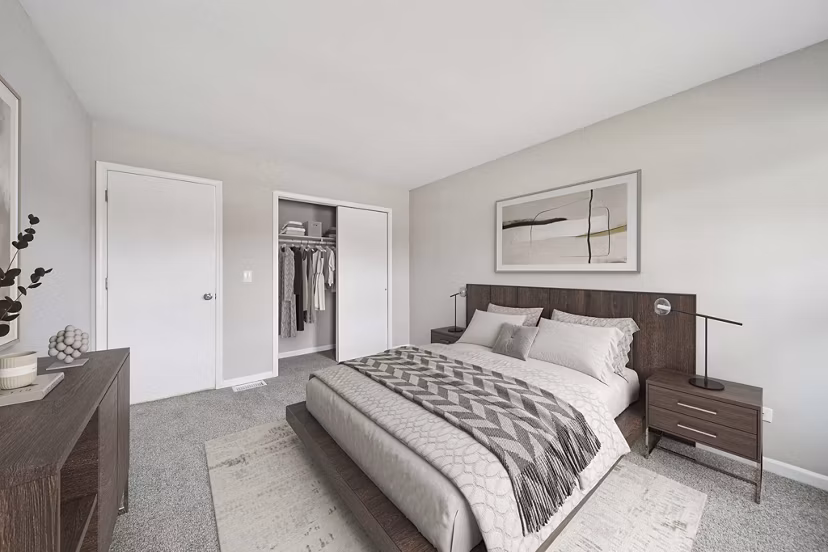 bedroom at Haven on Long Grove Apartments