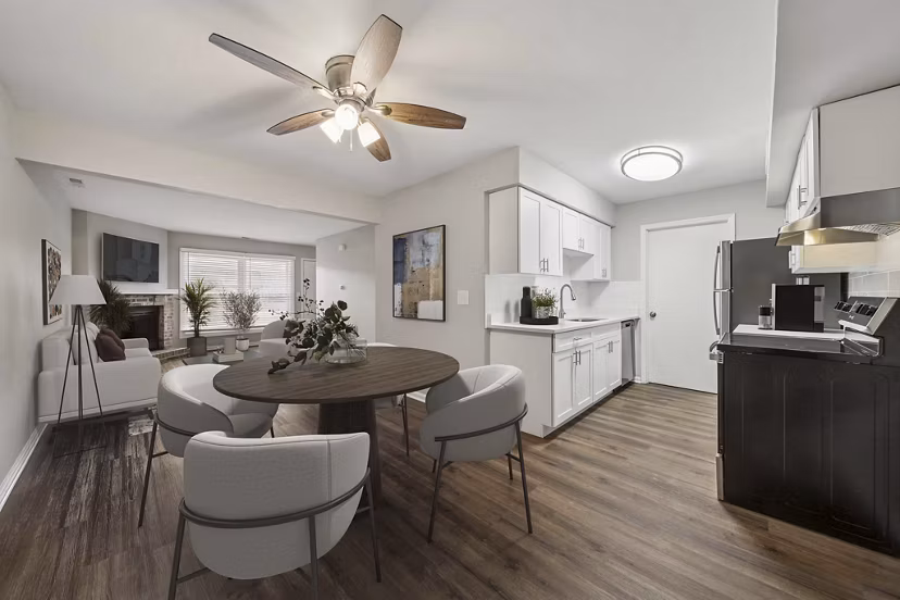 kitchen at Haven on Long Grove Apartments