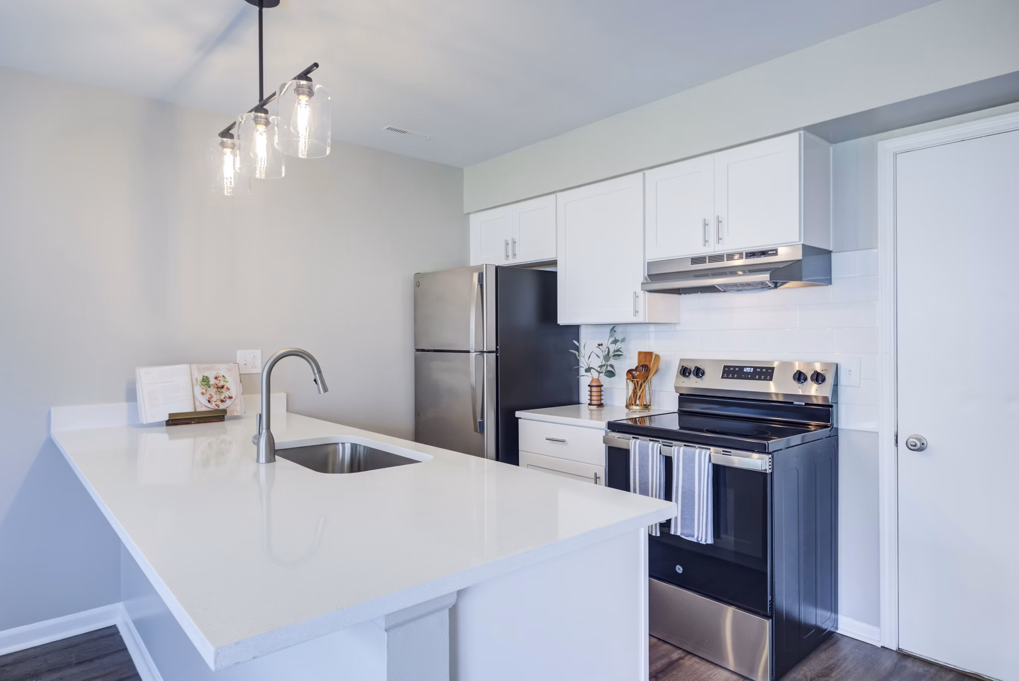 kitchen at Haven on Long Grove Apartments