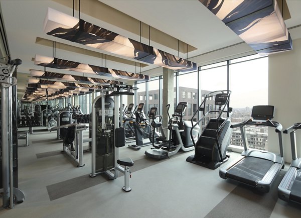 fitness center at Union West Apartments