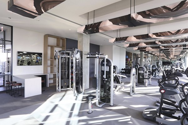 fitness center at Union West Apartments