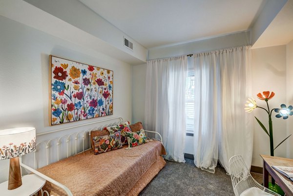 bedroom at The Granary Apartments