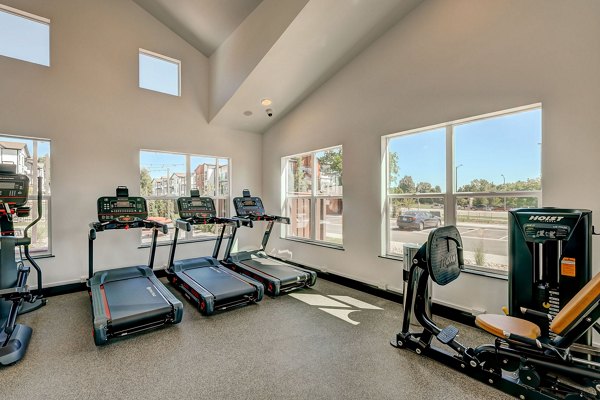 fitness center at The Granary Apartments