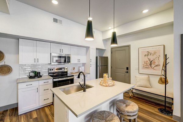 kitchen at The Granary Apartments