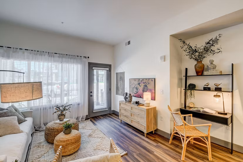 living room at The Granary Apartments