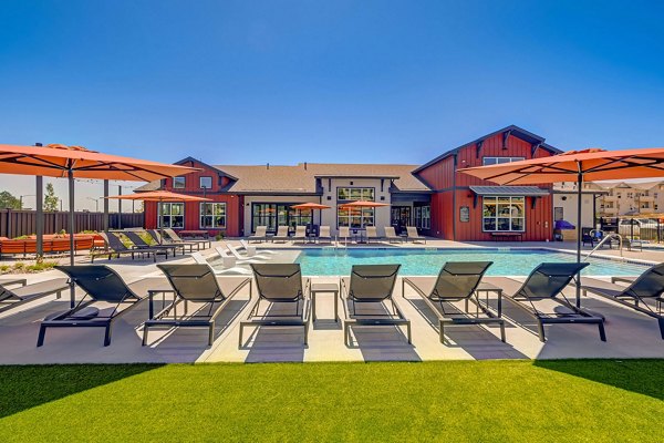 Rooftop pool with panoramic views at The Granary Apartments