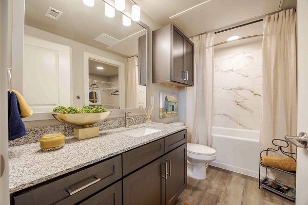 bathroom at Sendero Trace Apartments 