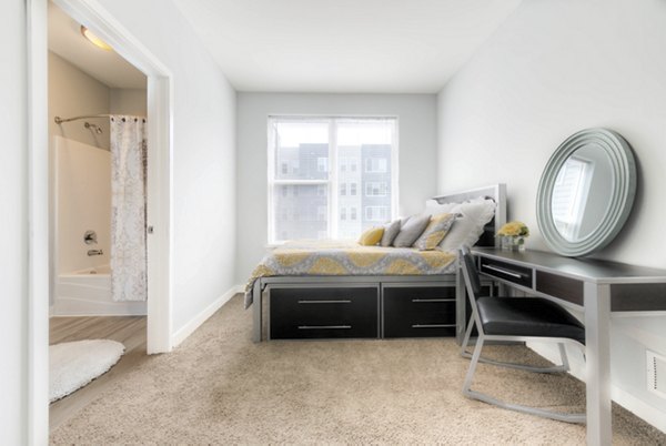 bedroom at Clubhouse Apartments