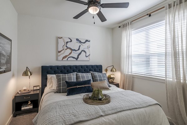 bedroom at Marlowe Denton Apartments 