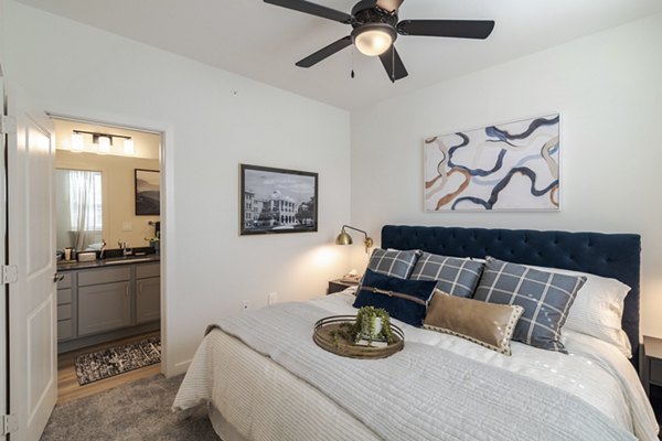 bedroom at Marlowe Denton Apartments 