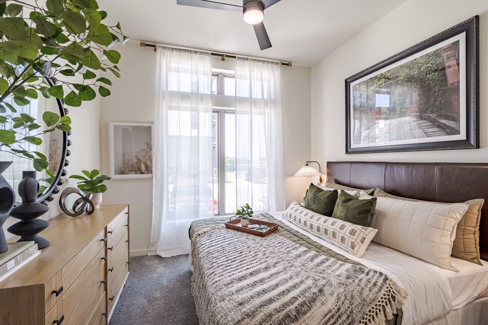 bedroom at Marlowe Denton Apartments 