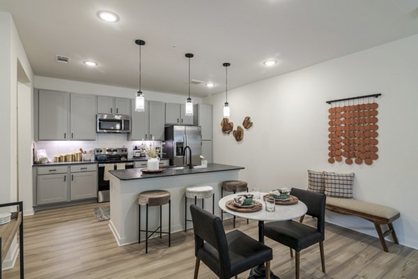 kitchen at Marlowe Denton Apartments 