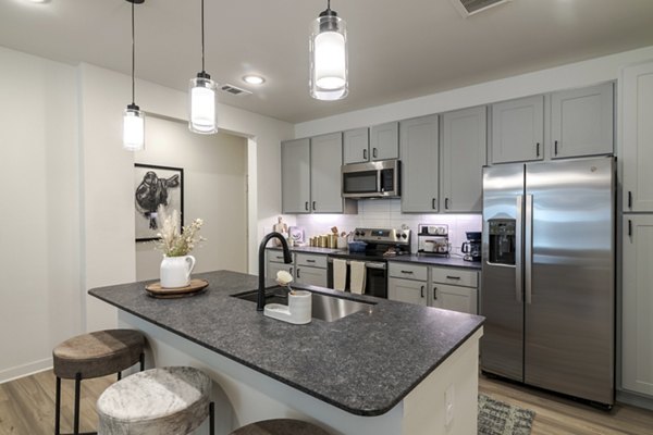 kitchen at Marlowe Denton Apartments 