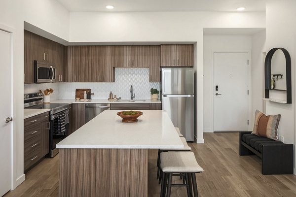 kitchen at Prose Kent Station Apartments