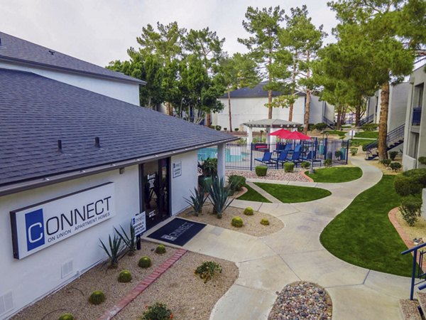 building at Connect on Union Apartments