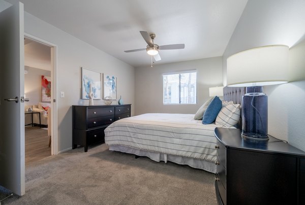 bedroom at Connect on Union Apartments