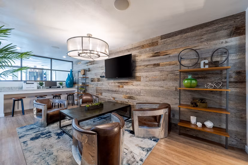 clubhouse at Connect on Union Apartments