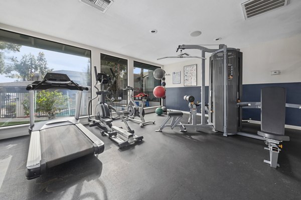 fitness center at Connect on Union Apartments