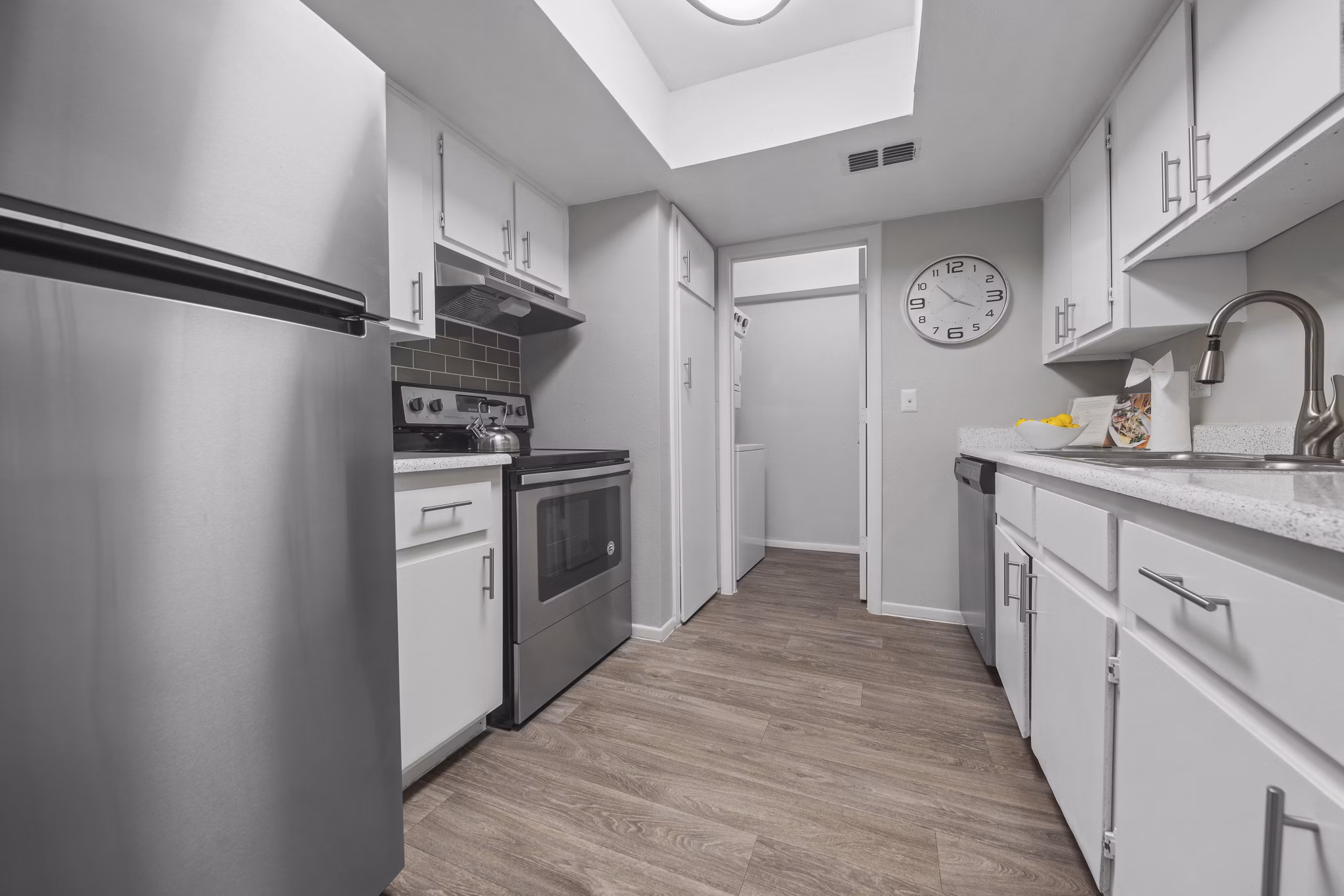 kitchen at Connect on Union Apartments