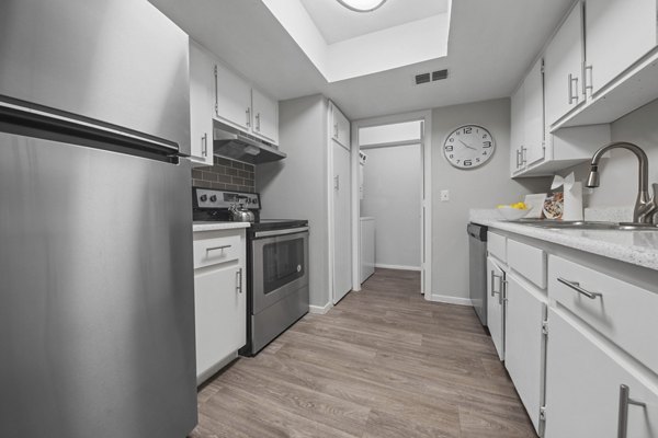 kitchen at Connect on Union Apartments