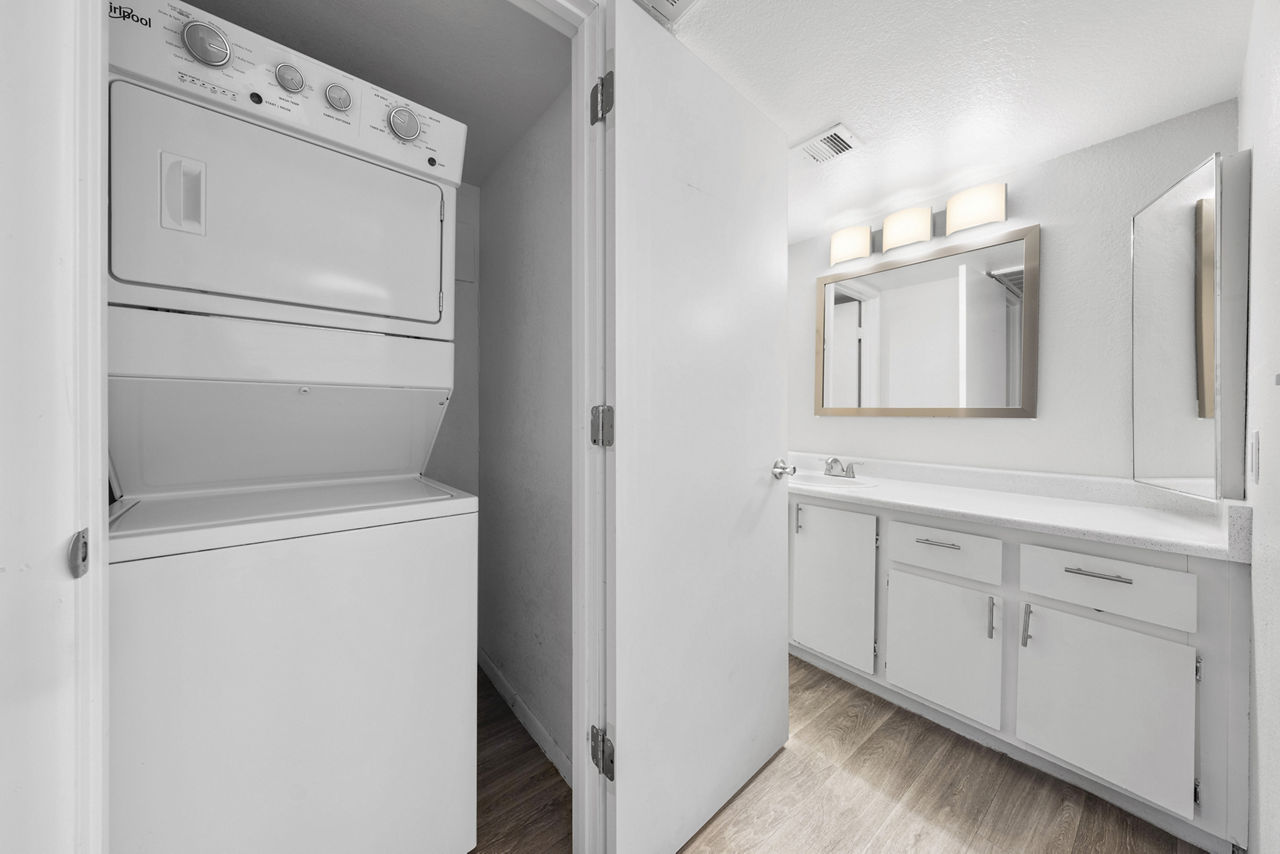 Laundry room at Connect On Union