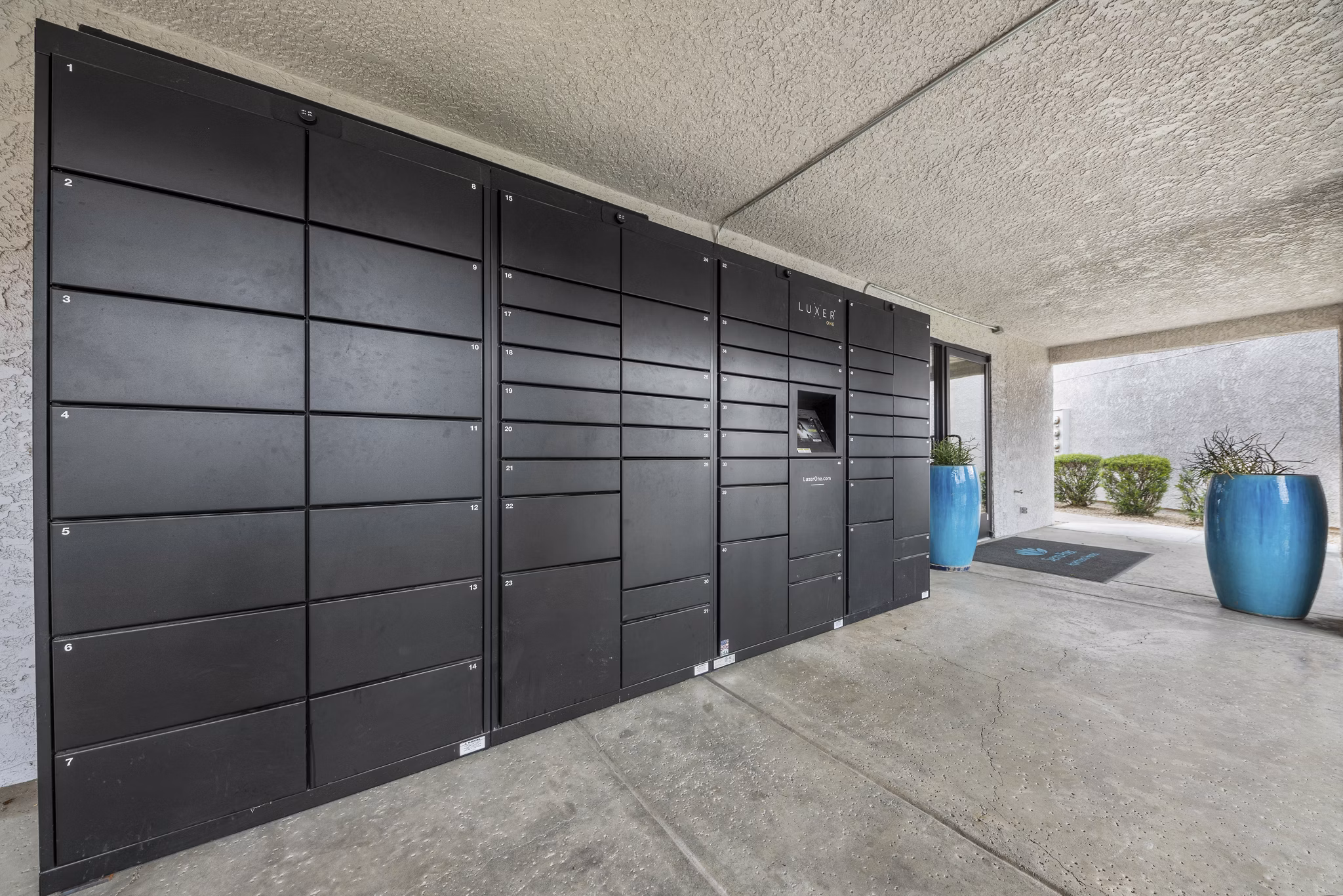 Parcel locker at Sierra Pines Apartments: Convenient package delivery solution for residents