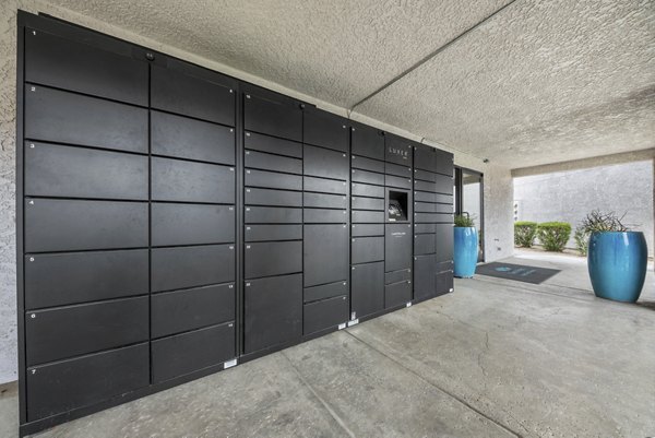 parcel locker at Sierra Pines Apartments