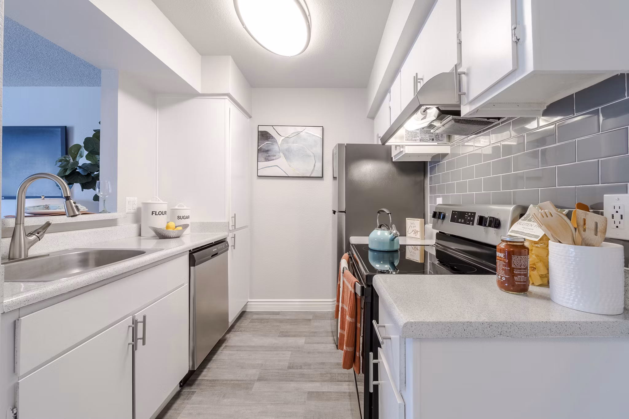 kitchen at Sierra Pines Apartments