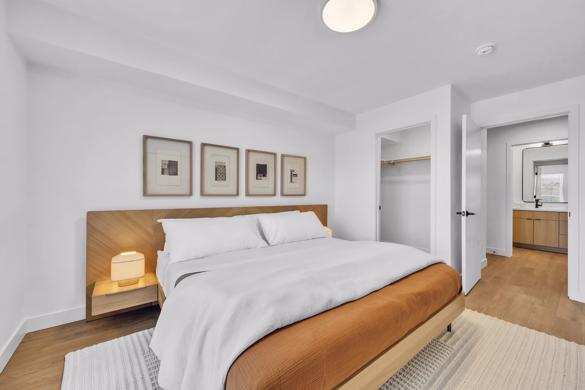 Bedroom at Park Newport Apartments
