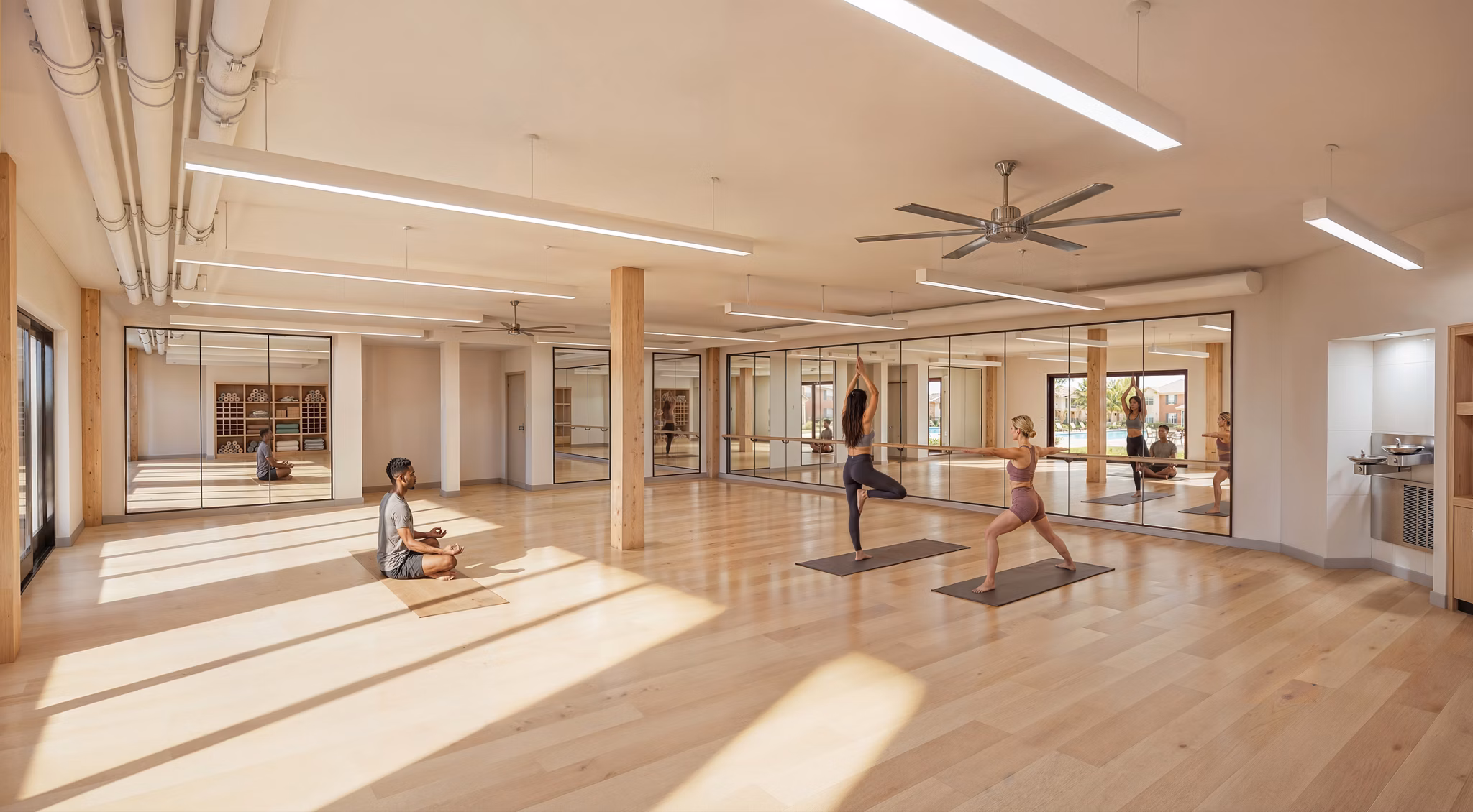 Fitness Center at Park Newport Apartments