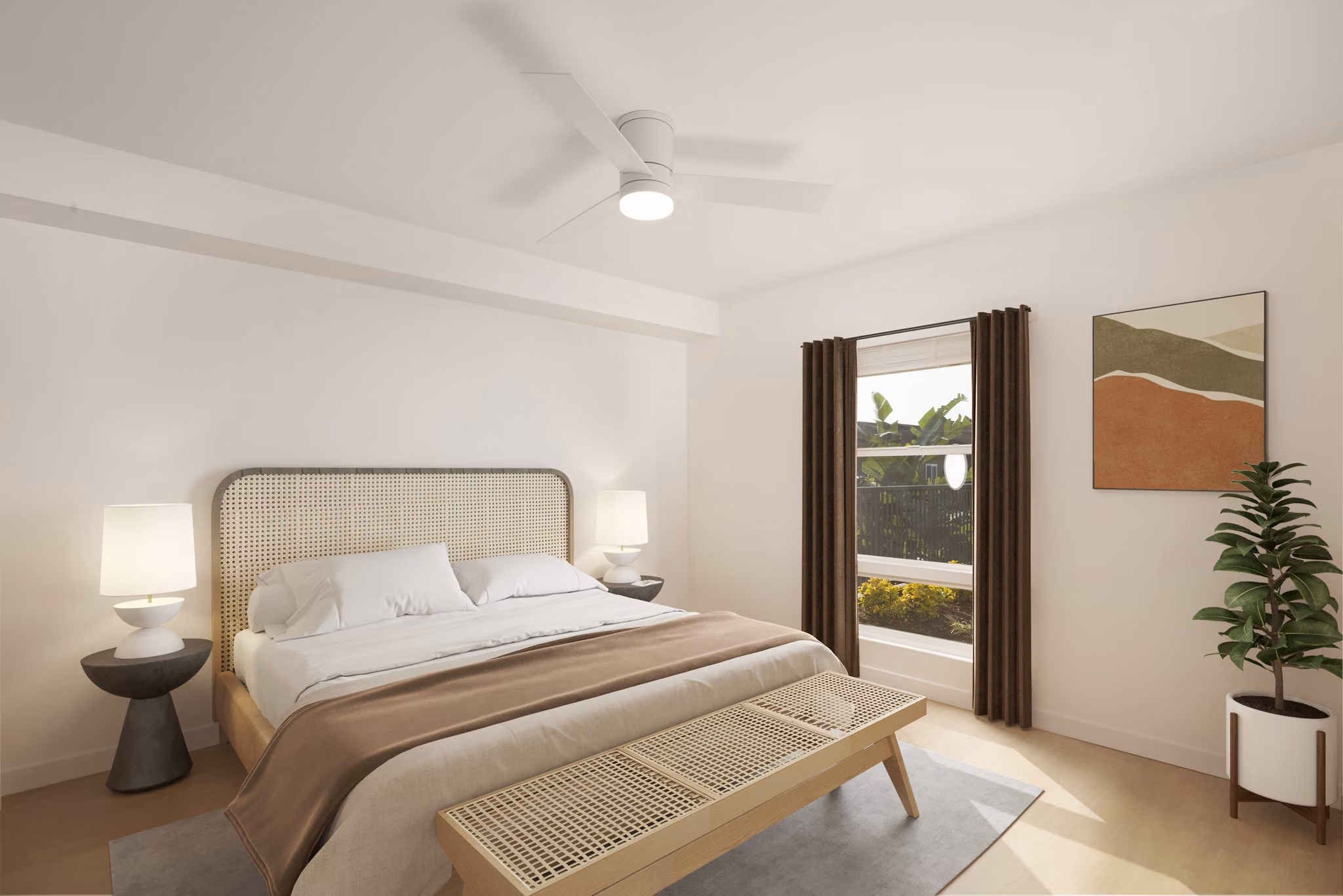 rendering at Park Newport Apartments