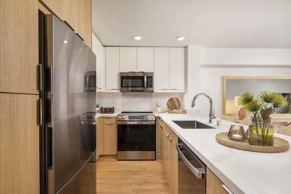 rendering at Park Newport Apartments