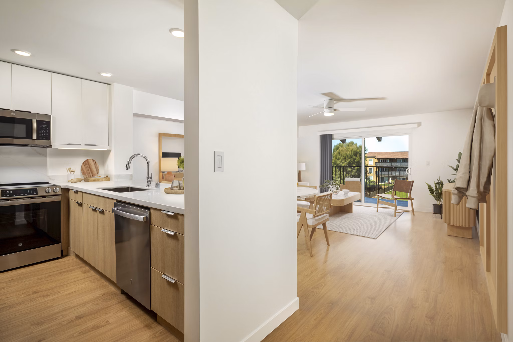 rendering at Park Newport Apartments