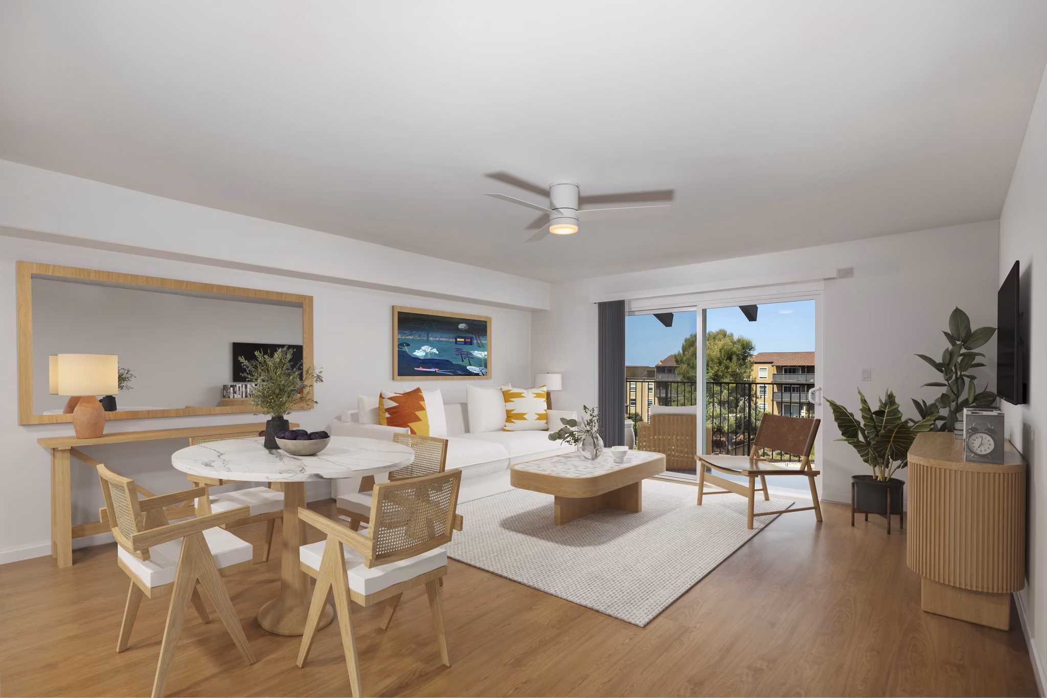 rendering at Park Newport Apartments