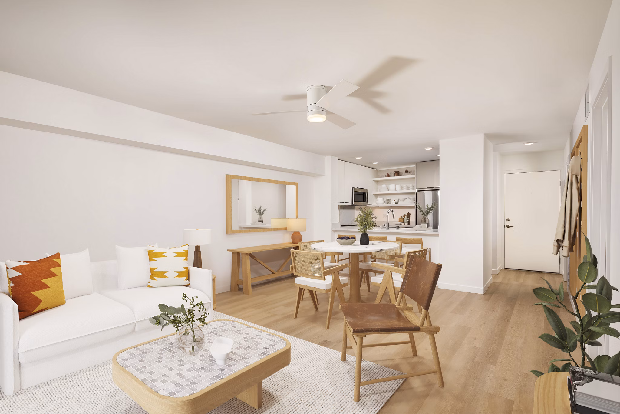 rendering at Park Newport Apartments