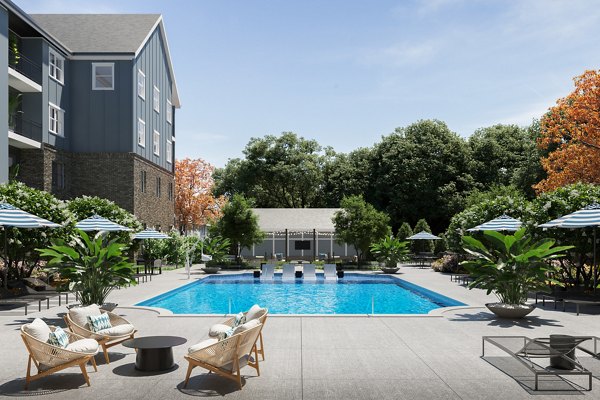 pool at The Laurel Apartments