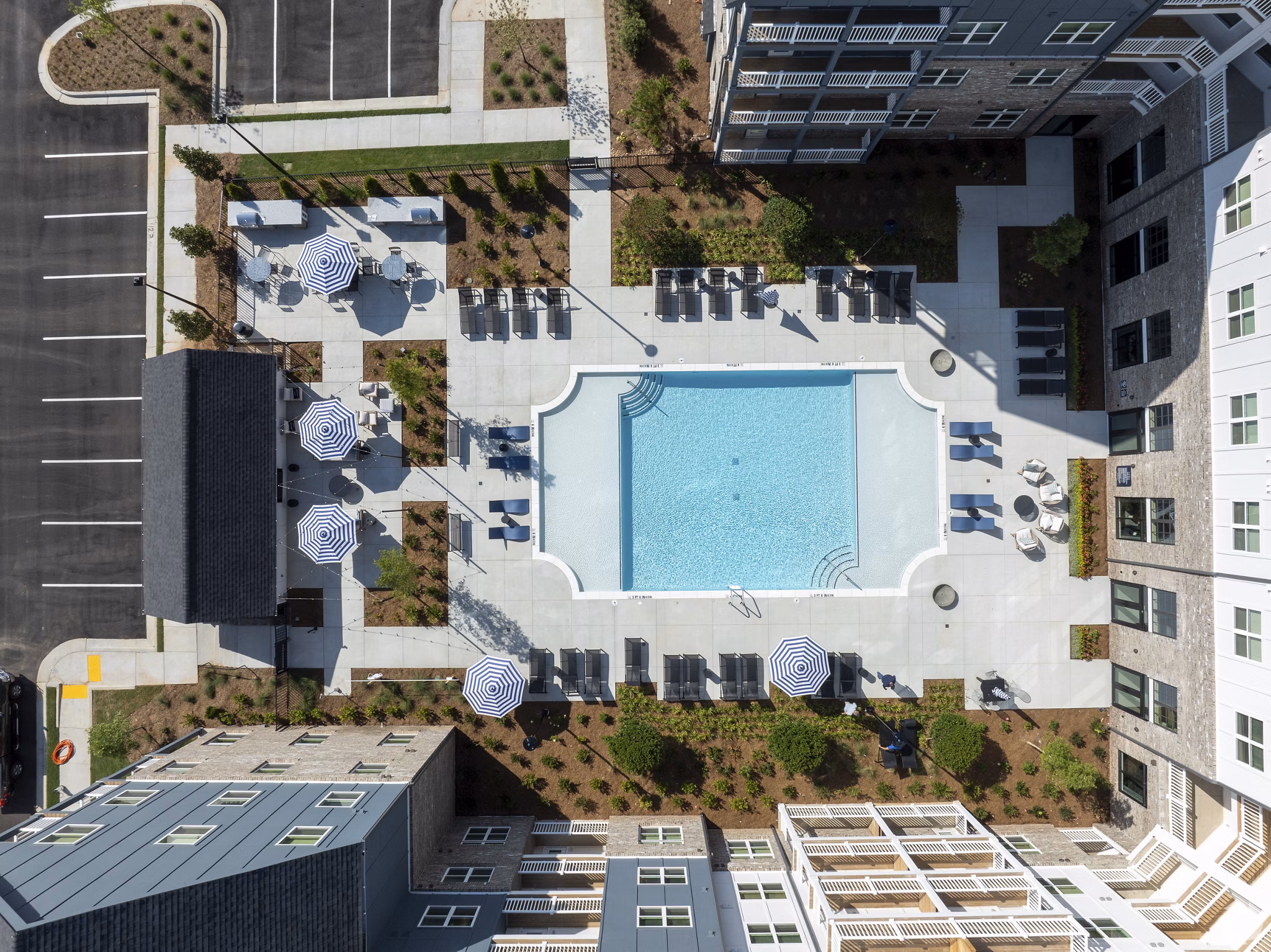 view at The Laurel Apartments