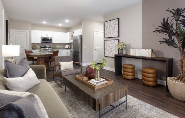 living room at Prose at Painted Prairie Apartments