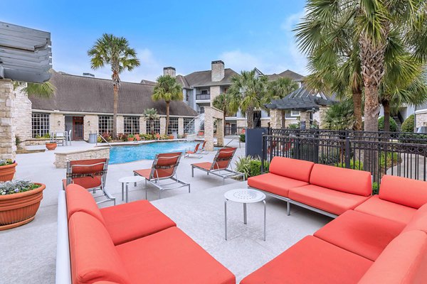 Luxurious pool at City Park in The Heights Apartments offering relaxation and leisure in a premium setting