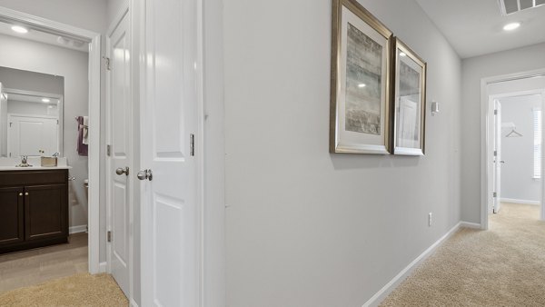 hallway at Rosemary Glen Apartments