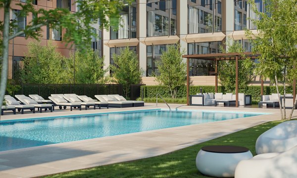 rendering for 25 North Lex Apartments