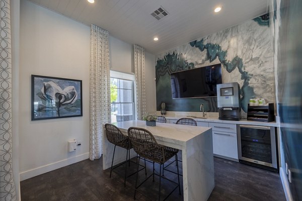 Elegant clubhouse with modern design at Cyan at Green Valley Apartments